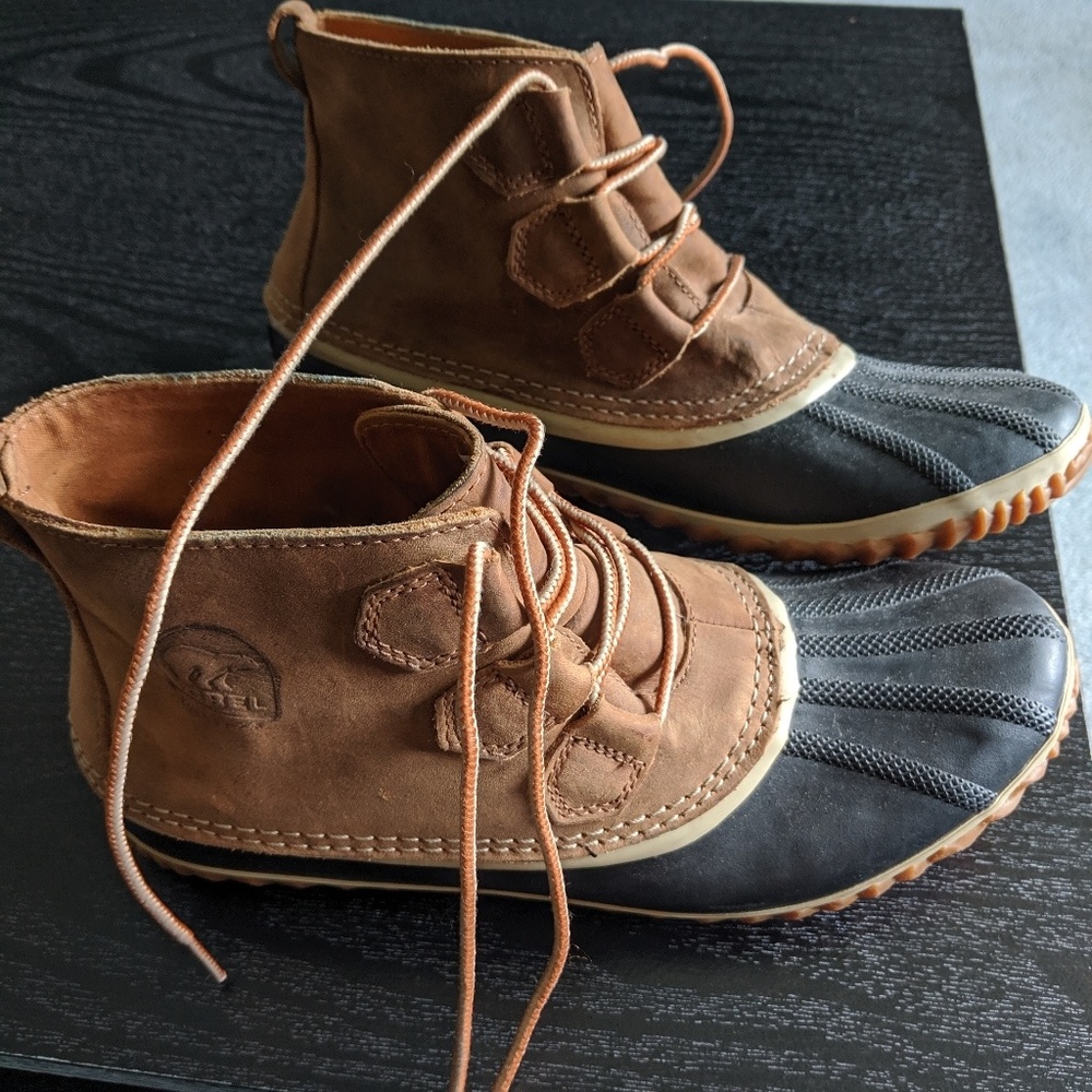 Sorel out and about duck boots